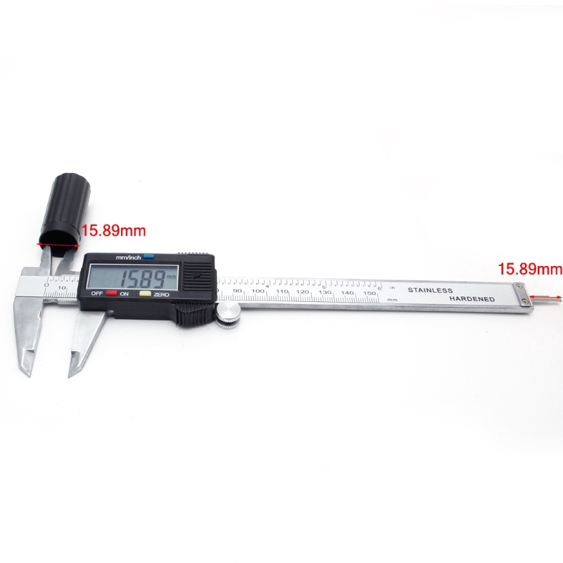 Thước đo caliper bằng thép carbon tích hợp màn hình kỹ thuật số lớn cỡ 150mm 6&quot;