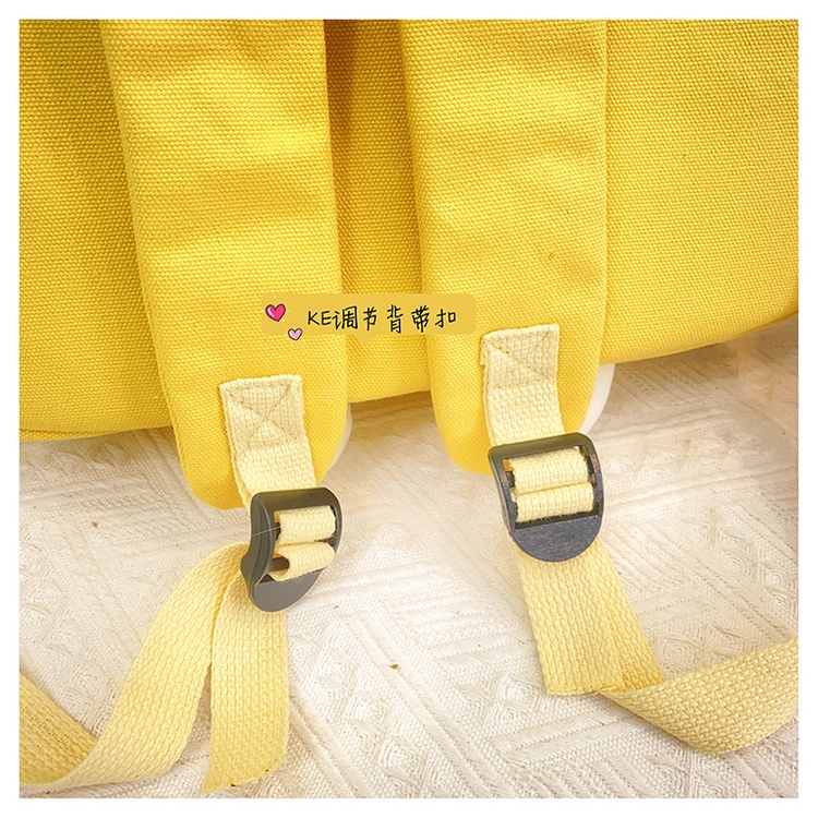 Ba Lô Vải Cỡ Lớn In Hoạt Hình Phô Mai Kiểu Nhật Bản Dễ Thương Cho Nữ