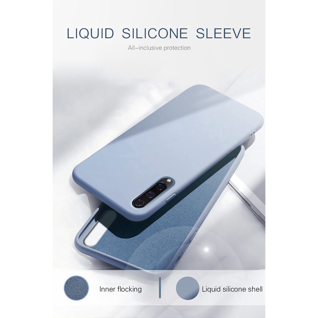 Ốp điện thoại silicon có nhiều tùy chọn màu sắc dành cho Samsung Galaxy A30/A50/A10/A20/A40/M30/A40S | BigBuy360 - bigbuy360.vn