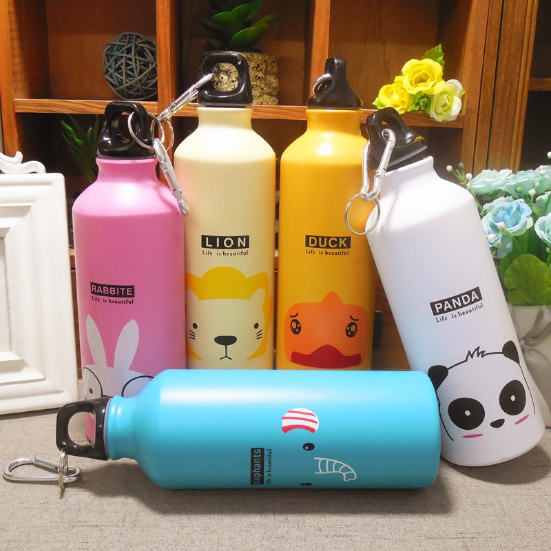 Bình giữ nhiệt inox hình thú cute 500ml