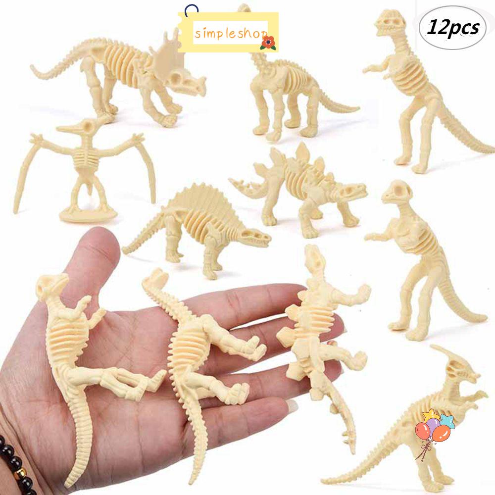 Set 12 Bộ Xương Khủng Long Đồ Chơi Cho Bé