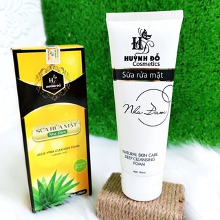 Sữa rửa mặt nha đam Huỳnh Đỗ làm sạch da se khít lỗ chân lông