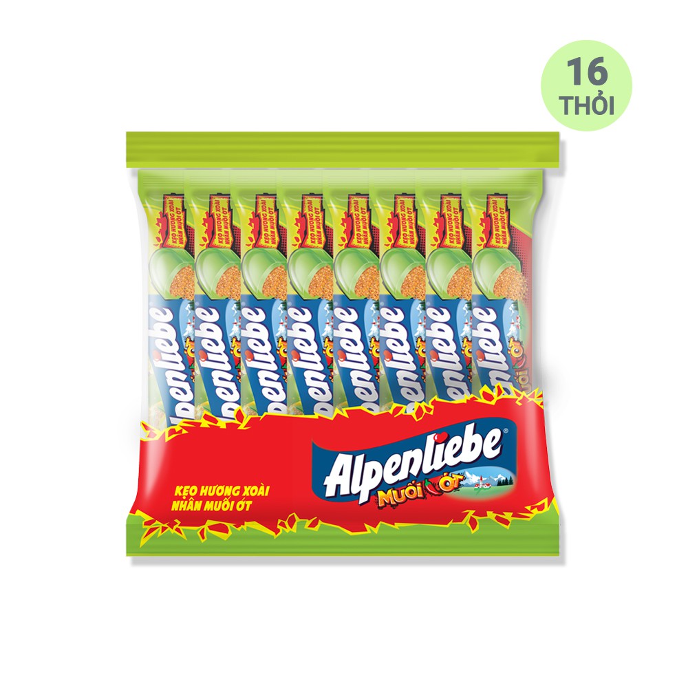 Kẹo Alpenliebe Hương Xoài Nhân Muối Ớt 16 Thỏi #4