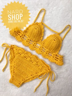 BỘ BIKINI LEN CHO BÉ