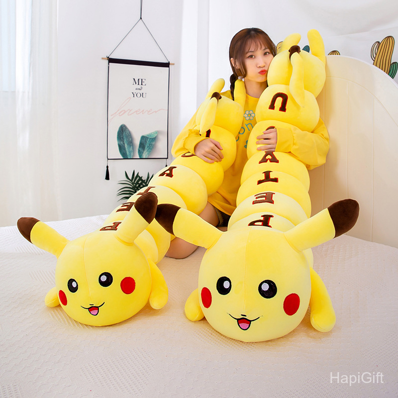 Mới Gối Ôm Hình Sâu Bướm / Pikachu Nhồi Bông Đáng Yêu Cho Bé