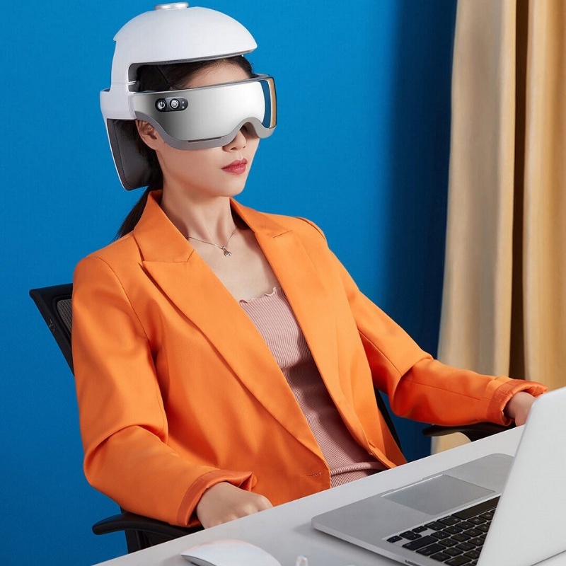 Mũ Massage Đầu Thông Minh Xiaomi Momoda SX315✅ Kết Nối App, Điều Khiển Giọng Nói, Tích Hợp Nhạc