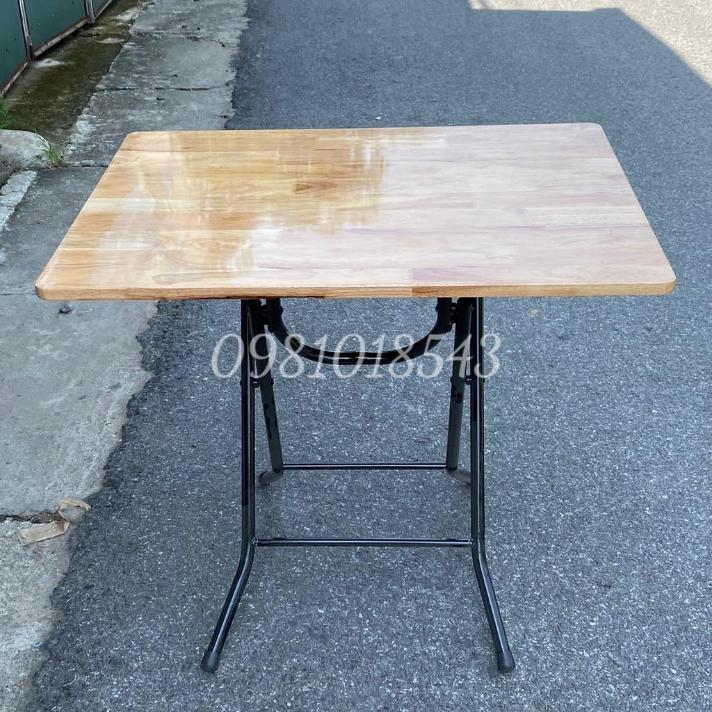 Bàn ăn gỗ cao su nguyên chất giá rẻ đẹp kích thước 60*80*70