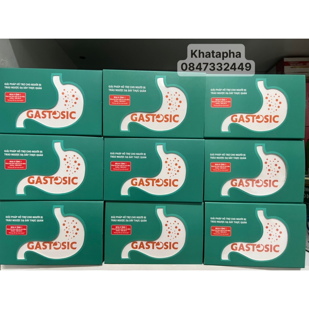 ! GASTOSIC  - Hỗ trợ điều trị trào ngược dạ dày thực quản