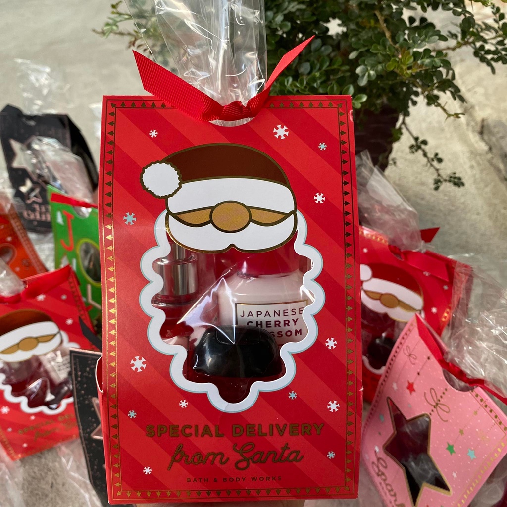 Giftset mini Bath & Body Works, Bộ quà tặng 3 món BBW chính hãng