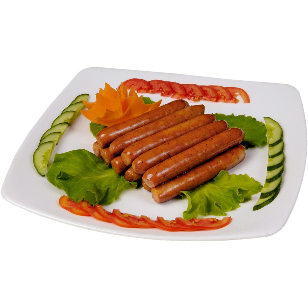 Xúc xích đỏ/ xúc xích dài phúc minh 1Kg/500g/200g