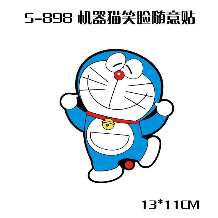 Miếng Dán Trang Trí Bình Nhiên Liệu / Cửa Sổ Xe Hơi Chống Thấm Nước Hình Doraemon 2020