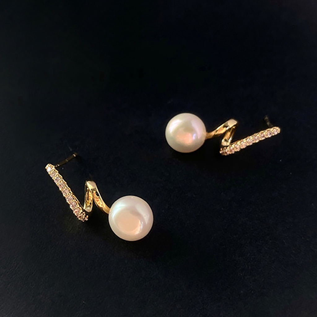 Đôi Bông Tai Đính Đá Thời Trang Cho Nữ