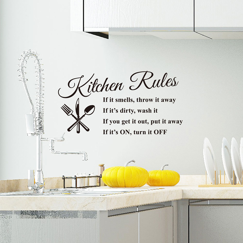 Miếng Dán Tường Trang Trí In Chữ Bằng Pvc Vinyl Tháo Được DIY