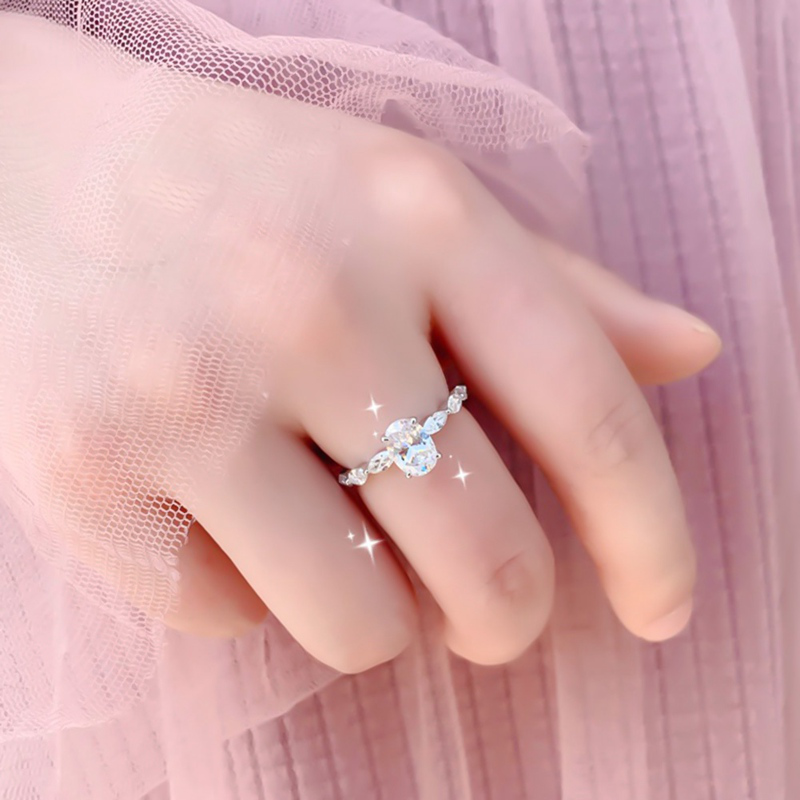 Nhẫn Đeo Tay Kim Loại Đính Đá Thời Trang Cho Nữ