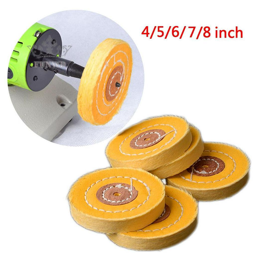 Miếng vải cotton đánh bóng 7.62 / 10.16 / 12.70 / 15.24 / 17.78 / 20.32 cm