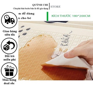 Thảm xốp XPE 2 mặt cao cấp 1m8x2m - Thảm trải sàn 2 mặt phủ silicone