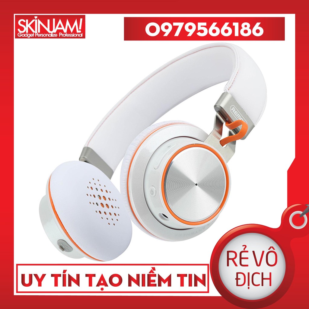 [Mã 267ELSALE hoàn 7% đơn 300K] Tai Nghe Chụp Tai Bluetooth Remax RB - 195HB