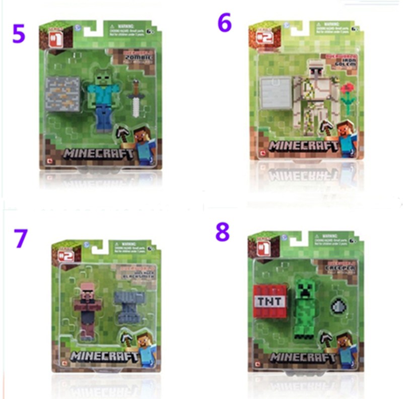 Bộ mô hình đồ chơi lắp ghép Minecraft