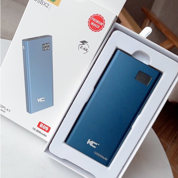 SẠC DỰ PHÒNG 10.000mah CHÍNH HÃNG KC B09 Freeship Extra SDP 10.000mAh Hỗ Trợ Sạc Nhanh - Bảo Hành 12 Tháng