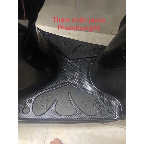 THẢM ĐỂ CHÂN  DÙNG CHO ĐỜI  XE JANUS 2016 - 2021 VÀ 2022 - 2024 CACBON / CROM / INOX / SU