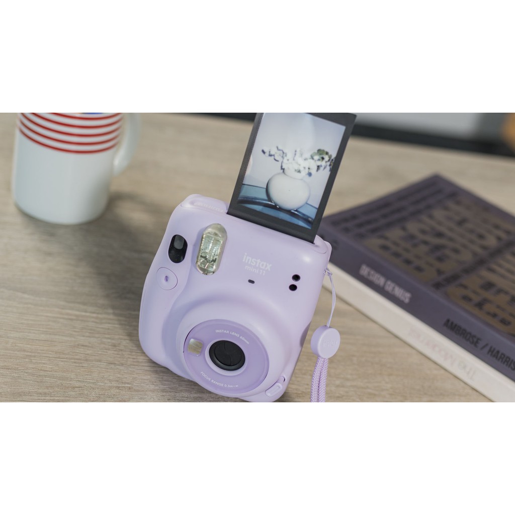 Máy ảnh chụp lấy ngay Fujifilm Instax Mini 11 | Chính Hãng | Tặng kèm một hộp Film & 10 Tấm Skin Dán Viền