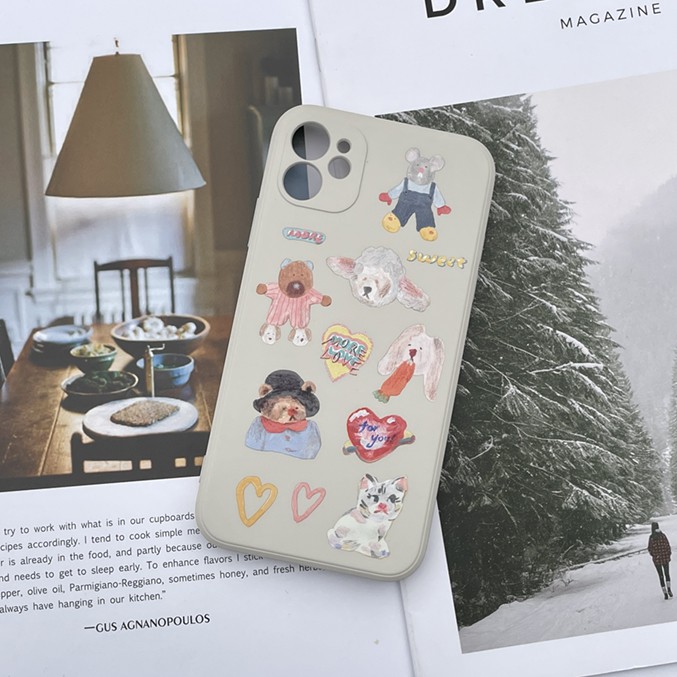 ốp iphone cạnh vuông in hình độc đáo phong cách ốp lưng 12promax 11 pro max xsmax xs xr 11pro x 7plus 8 plus 6plus