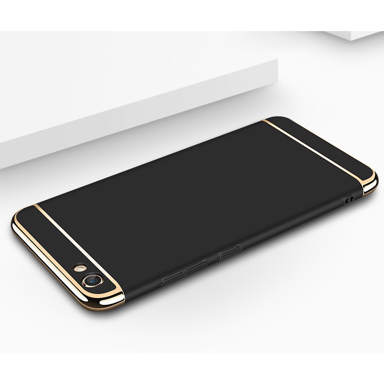 Full Protection Case For Vivo Y51 Y53 Y55 Back Cover Gold Plated Phone Case