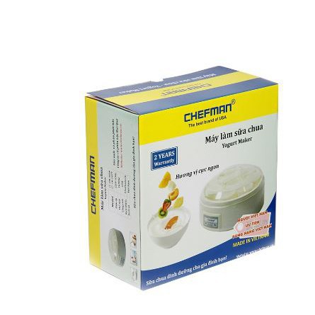 Máy Làm Sữa Chua Hộp Thủy Tinh Chefman CM-302T