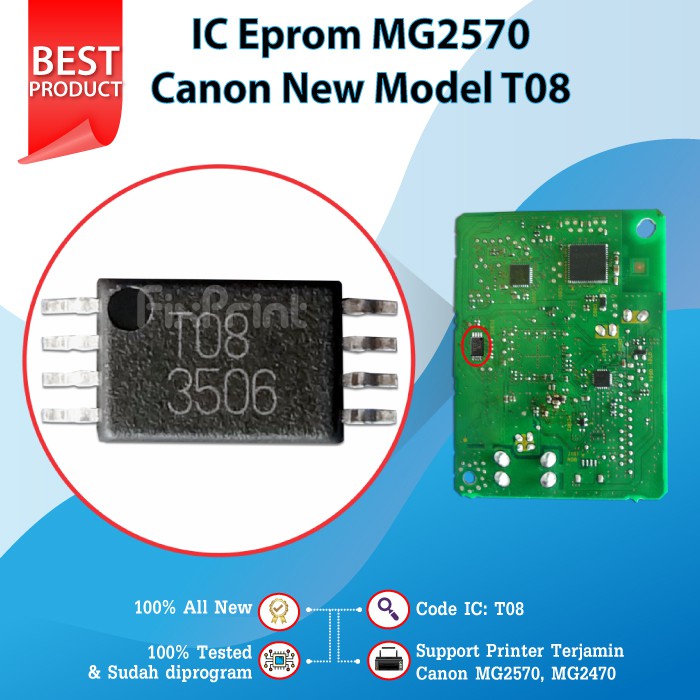 Máy in MG2470 MG2570 Canon IC Eprom Canon MG2470 MG2570 IC 508WP