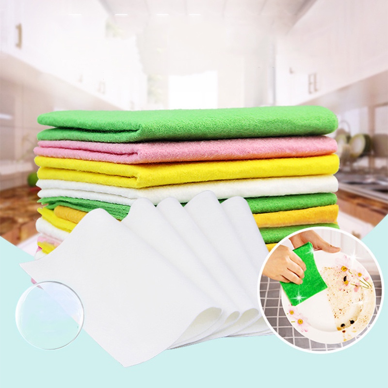 Khăn Lau Chén Dĩa Bằng Vỏ Dừa Dày Dặn Siêu Thấm Hút Đa Năng Tiện Dụng Cho Nhà Bếp