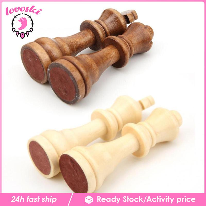 Bộ 32 Cờ Vua Bằng Gỗ 77mm