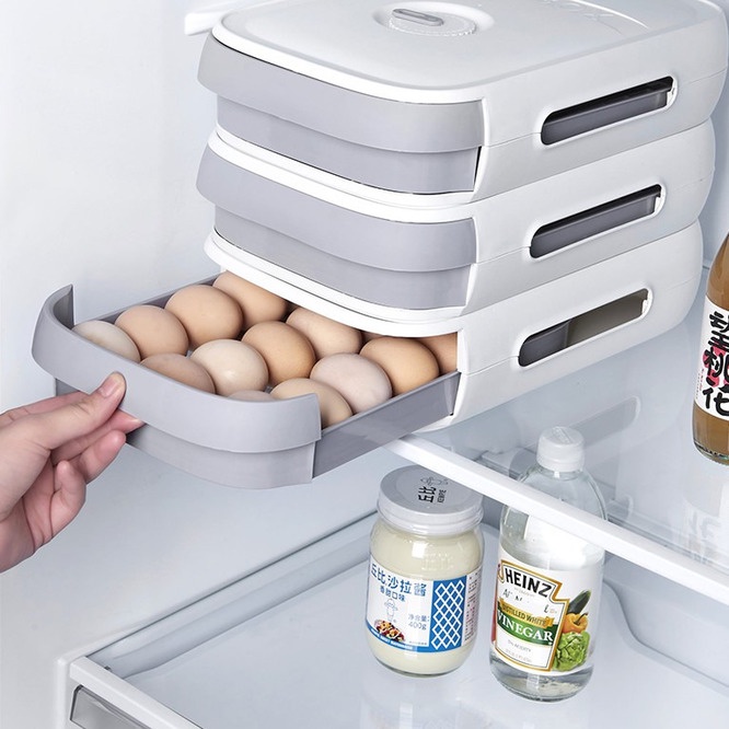 Hộp đựng trứng 24 quả có nắp bảo quản | Có sẵn giao ngay