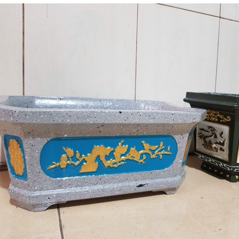 Khuôn đúc chậu cảnh chữ nhật 25 -Khuôn chậu Bonsai mini