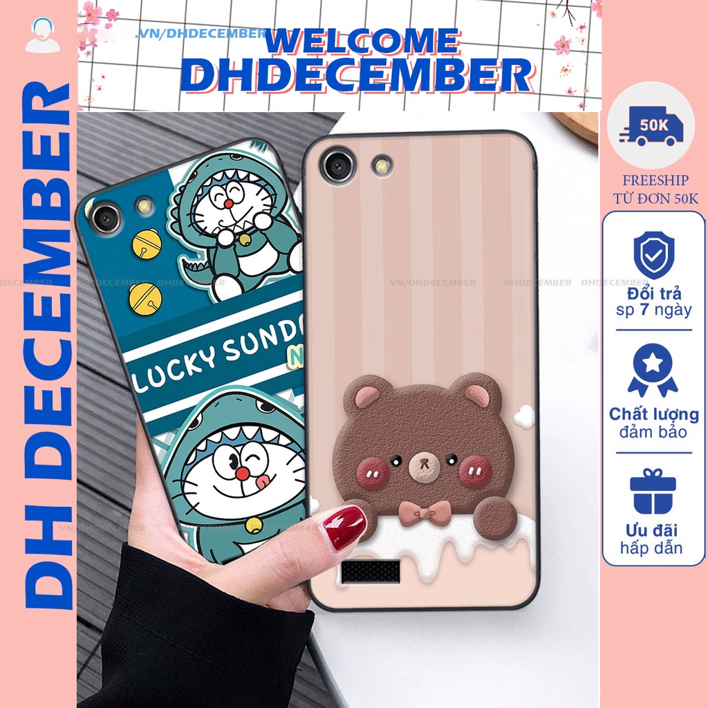 Ốp lưng Oppo A33 / NEO 7 in hình gấu K@ws, gấu nâu, dor@emon RẺ- ĐẸP- BỀN