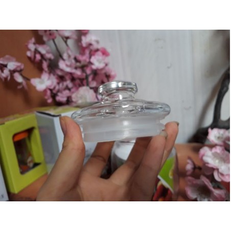 Lọ Hũ thủy tinh đựng thực phẩm, nguyên liệu có núm cầm - NẮP NÚM