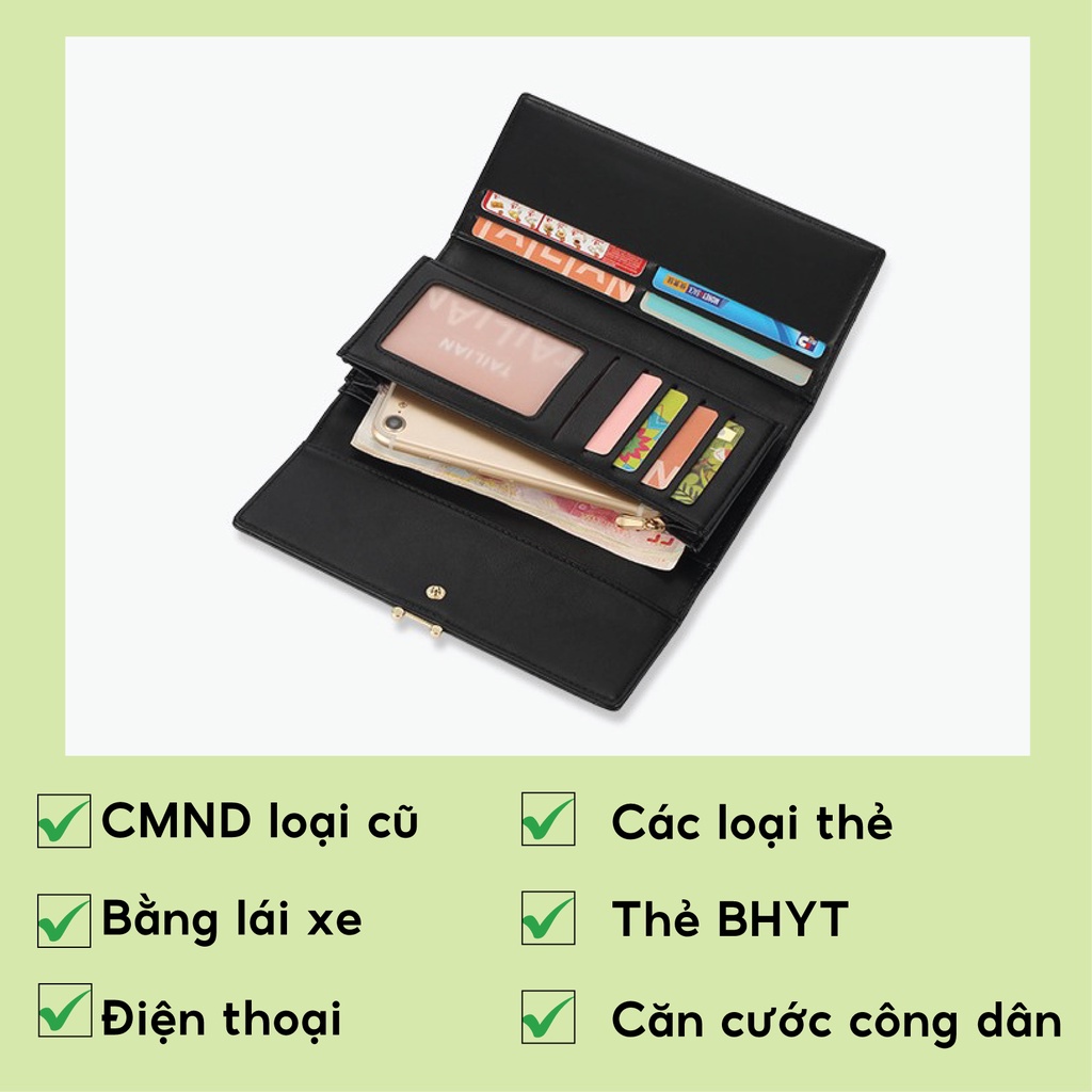 Ví Nữ Dài Cầm Tay Thời Trang PERFECT FOR YOU Dáng Basic Sang Trọng Thanh Lịch Da Cao Cấp Cực Đẹp Giá Rẻ TL07 - GUTADO