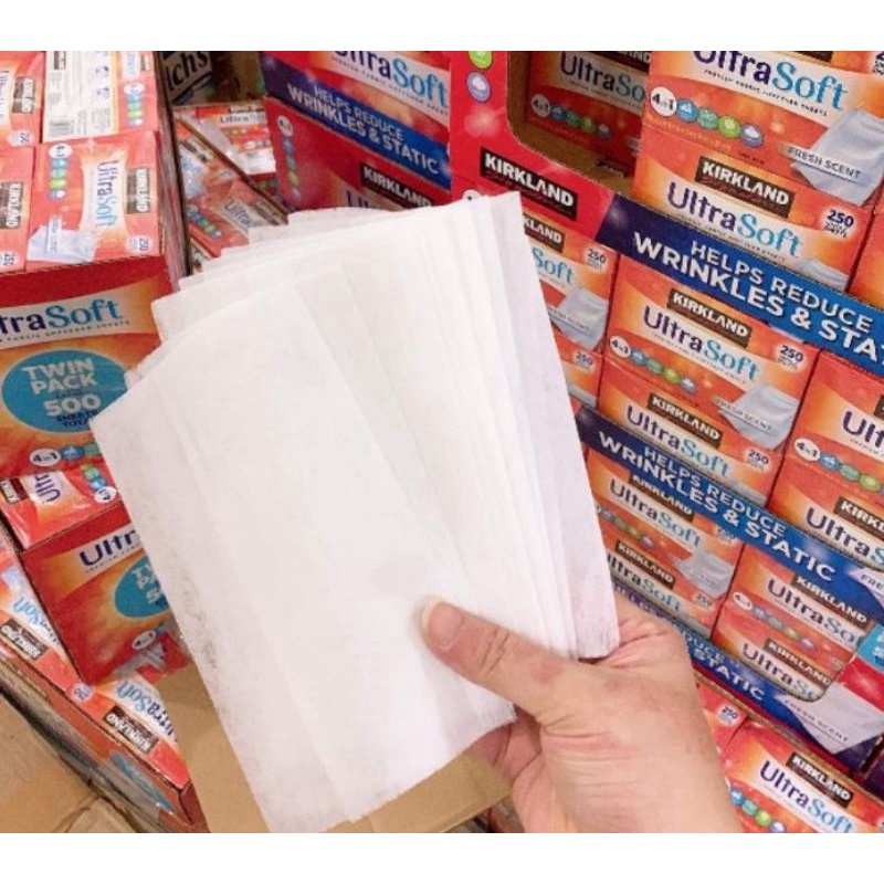 Giấy Thơm Quần Áo Kirkland UltraSoft 250 miếng của Mỹ