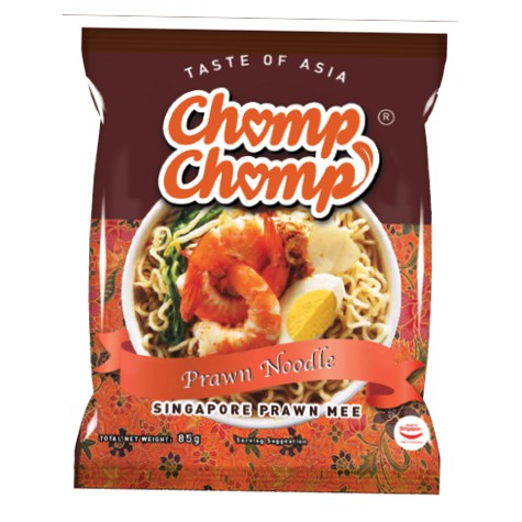 Mì Chomp Chomp vị Tôm kiểu Singapore - Gói 85 gram- Sản phẩm nhập khẩu 100%