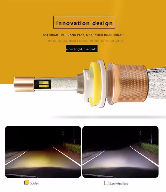 Đèn led phillips đổi 2 màu Vàng Trắng