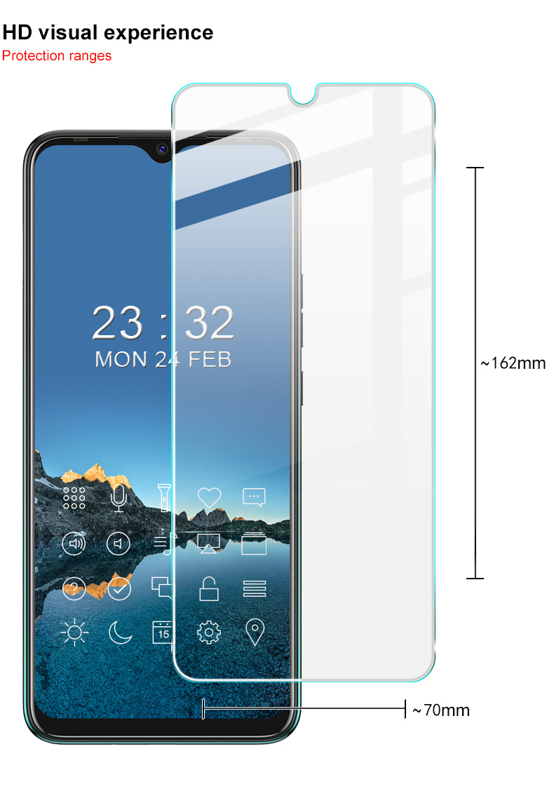 IMAK Kính Cường Lực Bảo Vệ Màn Hình Điện Thoại Tecno Pouvoir 4 Pro 9h Siêu Mỏng