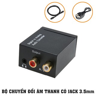 Bộ Chuyển Đổi Âm Thanh Quang Học (OPTICAL ) SANG R/L - Bộ Quang Có Cổng 3.5mm