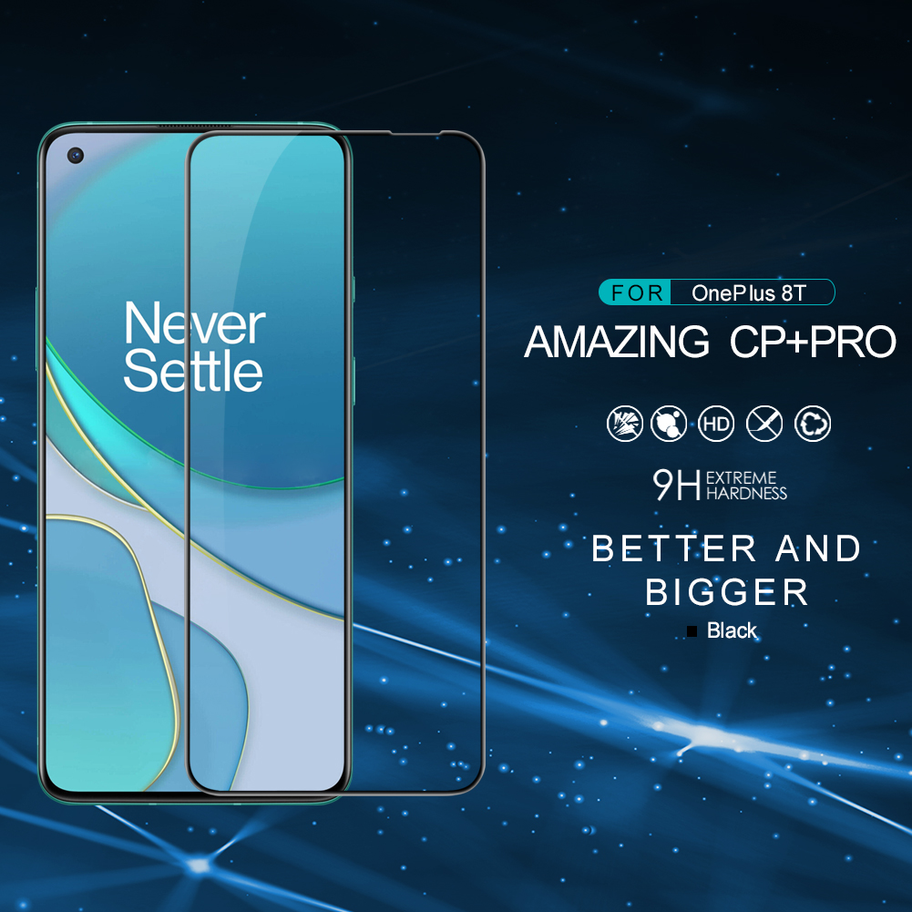 Kính Cường Lực NILLKIN Cho Oneplus 8T CP+ 9H Bảo Vệ Chống Nhìn Trộm Chống Nổ