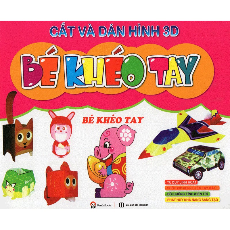 Sách - Combo Cắt Và Dán Hình 3D (Trọn Bộ 6 Cuốn) | BigBuy360 - bigbuy360.vn