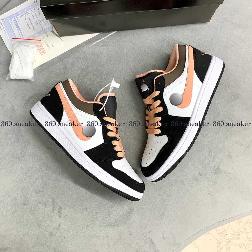 GIÀY THỂ THAO ĐEN CAM THẤP ⚡CHUẨN 1:1⚡,GIÀY SNEAKER NAM NỮ | BigBuy360 - bigbuy360.vn
