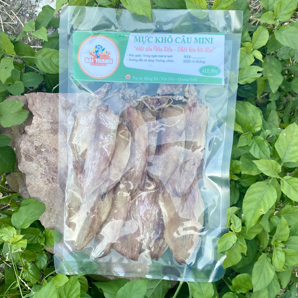 Mực khô câu mini, Mực ống nháy Cô Tô câu phơi khô thủ công, dày thịt, hàng khô loại 1 -  SanhHaiSan