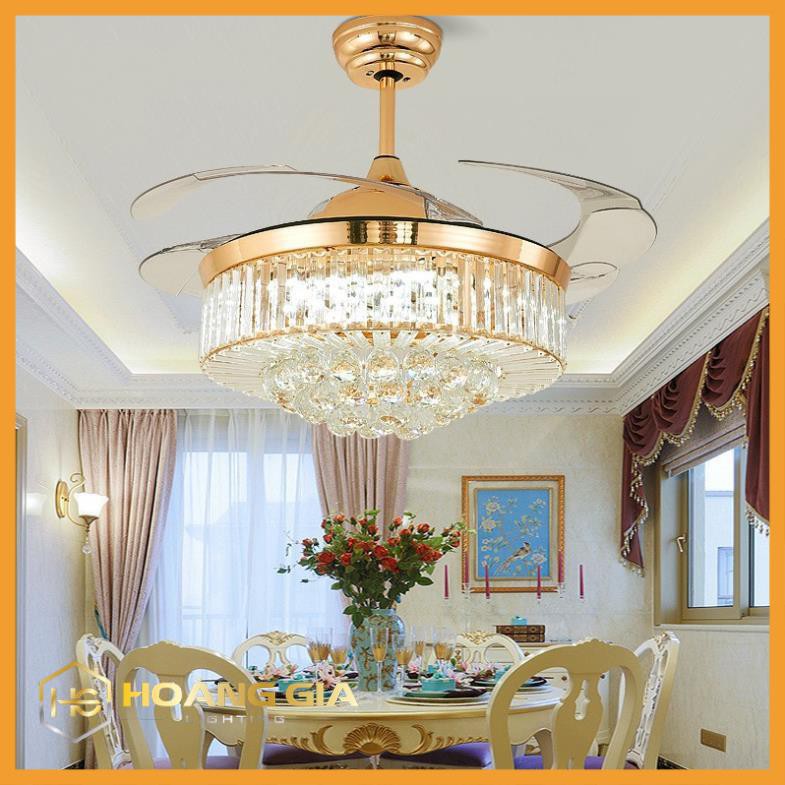 Quạt Trần Đèn - Quạt Trần Phòng Khách QPF106 - Cánh Cụp Cánh Xòe Có 3 Chế Độ Ánh Sáng Sang Trọng - Điều Khiển Từ Xa | BigBuy360 - bigbuy360.vn