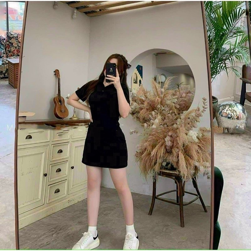 Đầm thun polo bigsize
