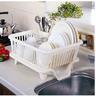 Rổ úp bát, rửa hoa quả có khay hứng nước - Sạch sẽ, tiện dụng