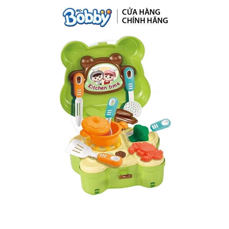 Bộ đồ chơi dụng cụ nhà bếp bobby kích thước 18*18*7,5cm