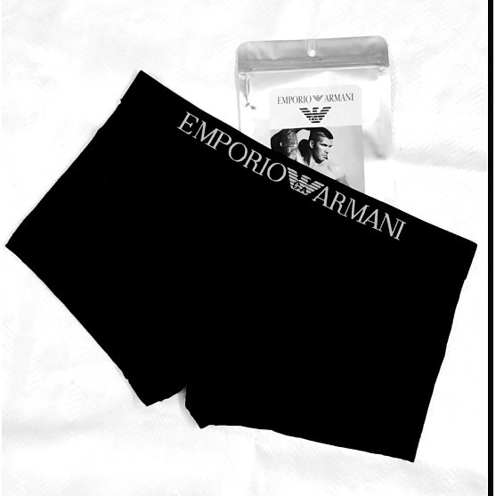 EMPORIO ARMANI 1 Quần Lót Boxer Armani Vải Cotton In Họa Tiết Thời Trang Cho Nam